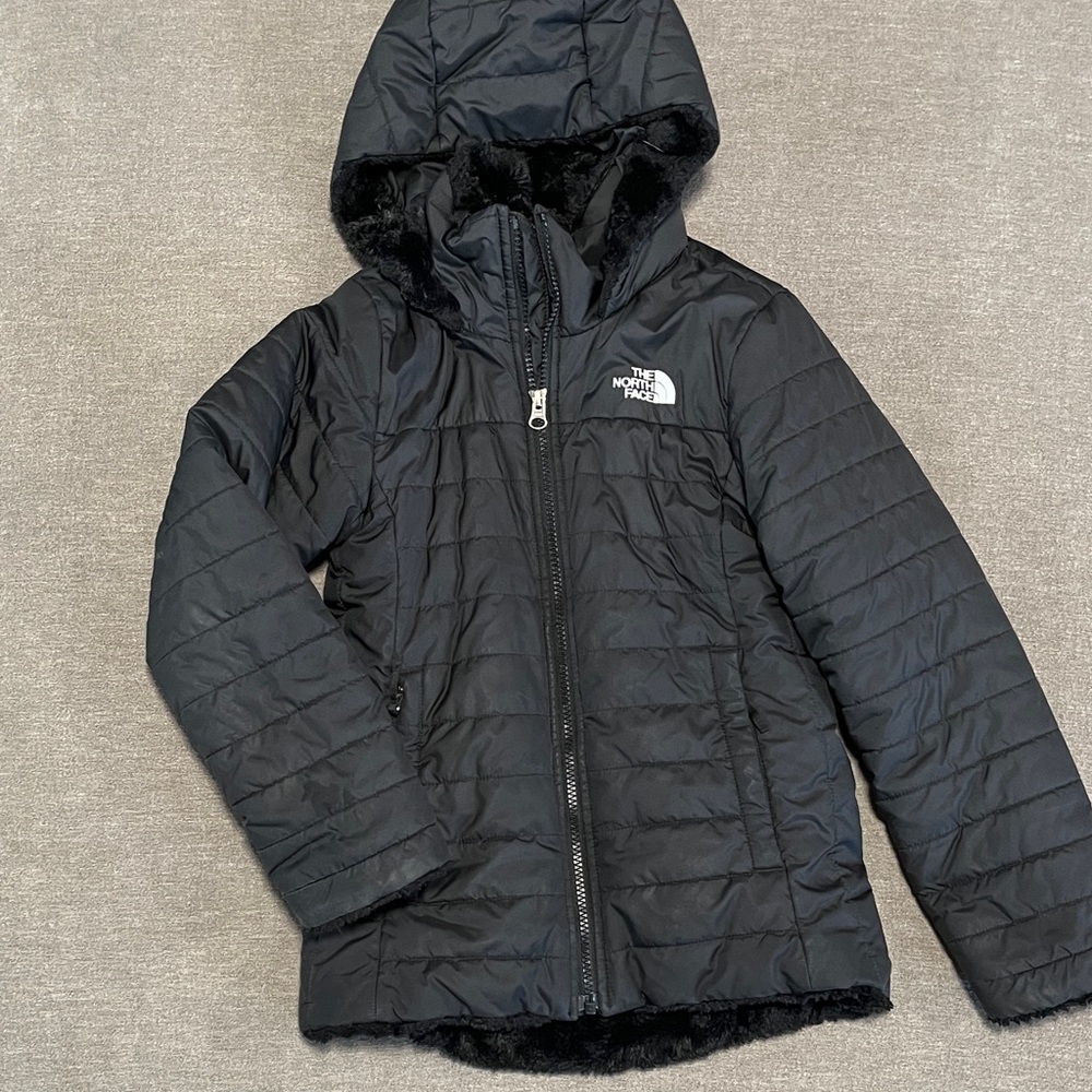 The North Face Girls 7/8 Black Coat